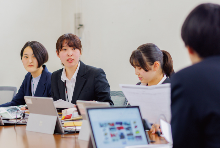 職種に分かれて配属前実習
